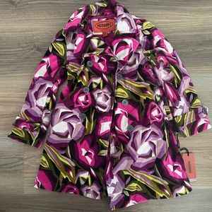 COPY - NWT MISSONI FOR TARGET Girls floral coat 2T / 3T